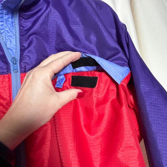 Marmot Women's Windbreaker Rain‎ Coat Shell Packable Red Purple Size Large - Picture 7 of 15